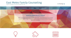 Desktop Screenshot of eastmetrofamilycounseling.com